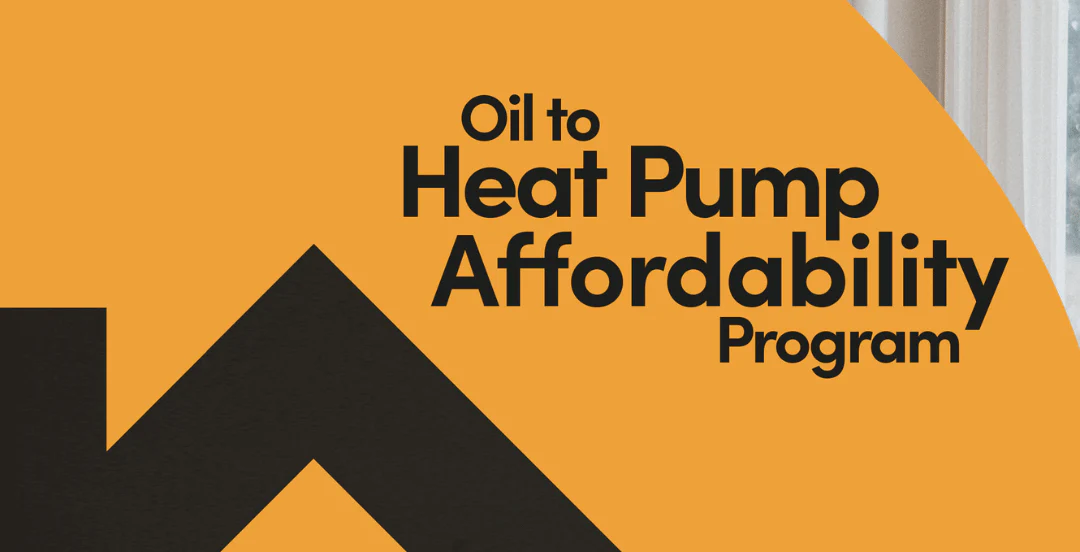 Affordable conversion from oil to heat pump