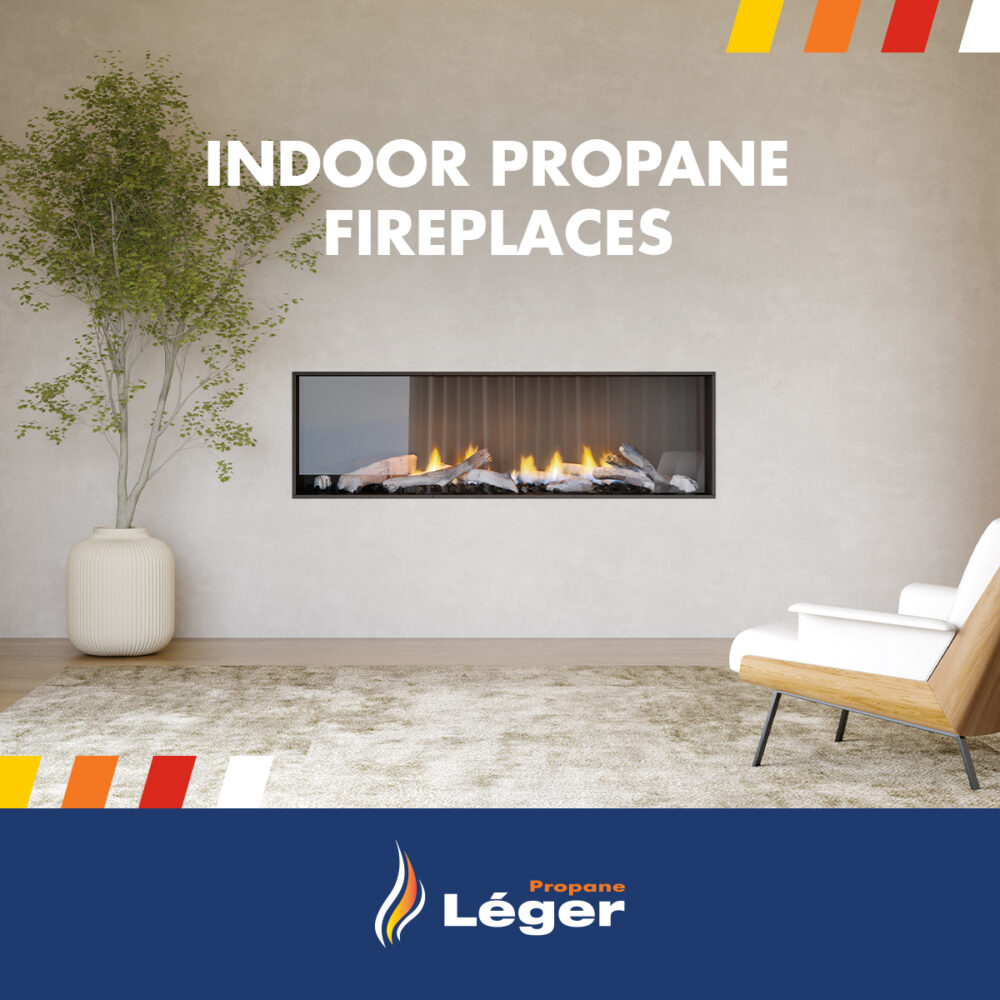 Indoor propane fireplaces Pétrole Léger