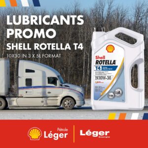 promo Shell oil Rotella T4